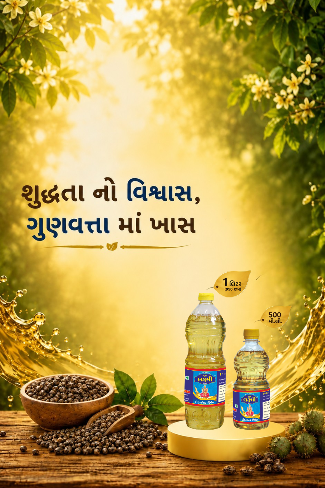 Shubh Laxmi Castor Oil Banner 1 Mobile